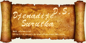 Đenadije Surutka vizit kartica